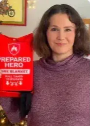 Prepared hero fire blanket customer report